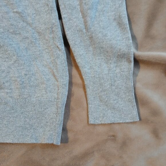 Banana Republic Factory Women's Pointelle Forever Sweater Grey SZ XS - Picture 2 of 5